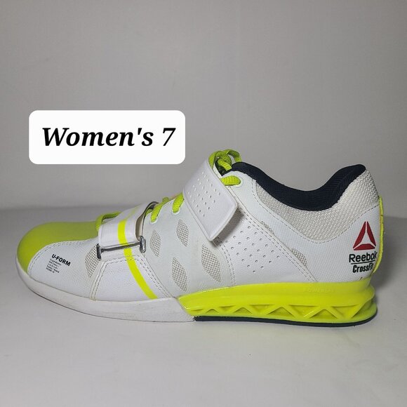 Reebok CrossFit CF74 Olympic Lifting Trainer Shoes Women's Size 7 VGUC - Picture 1 of 8